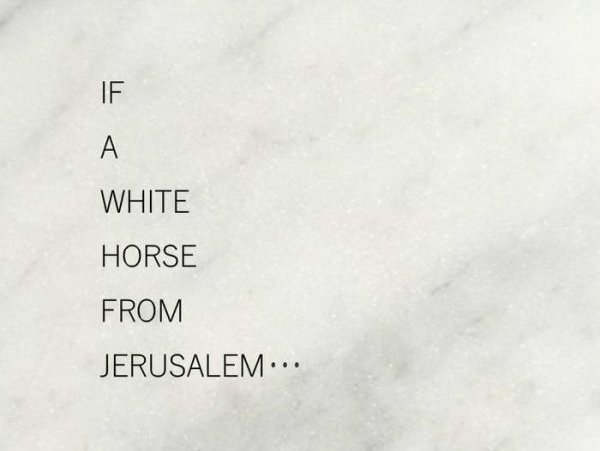 CD cover for "If A White Horse From Jerusalem" by CNY Jazz Orchestra