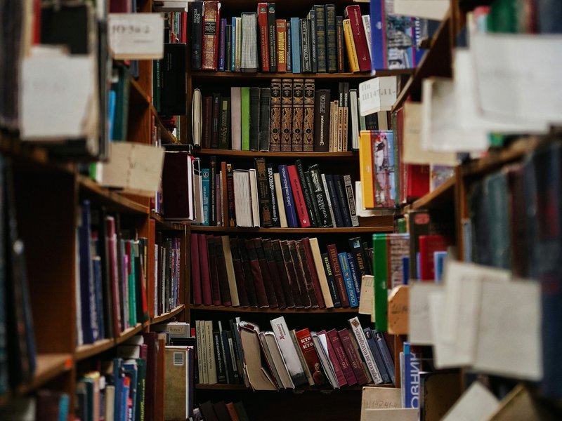 Library stacks